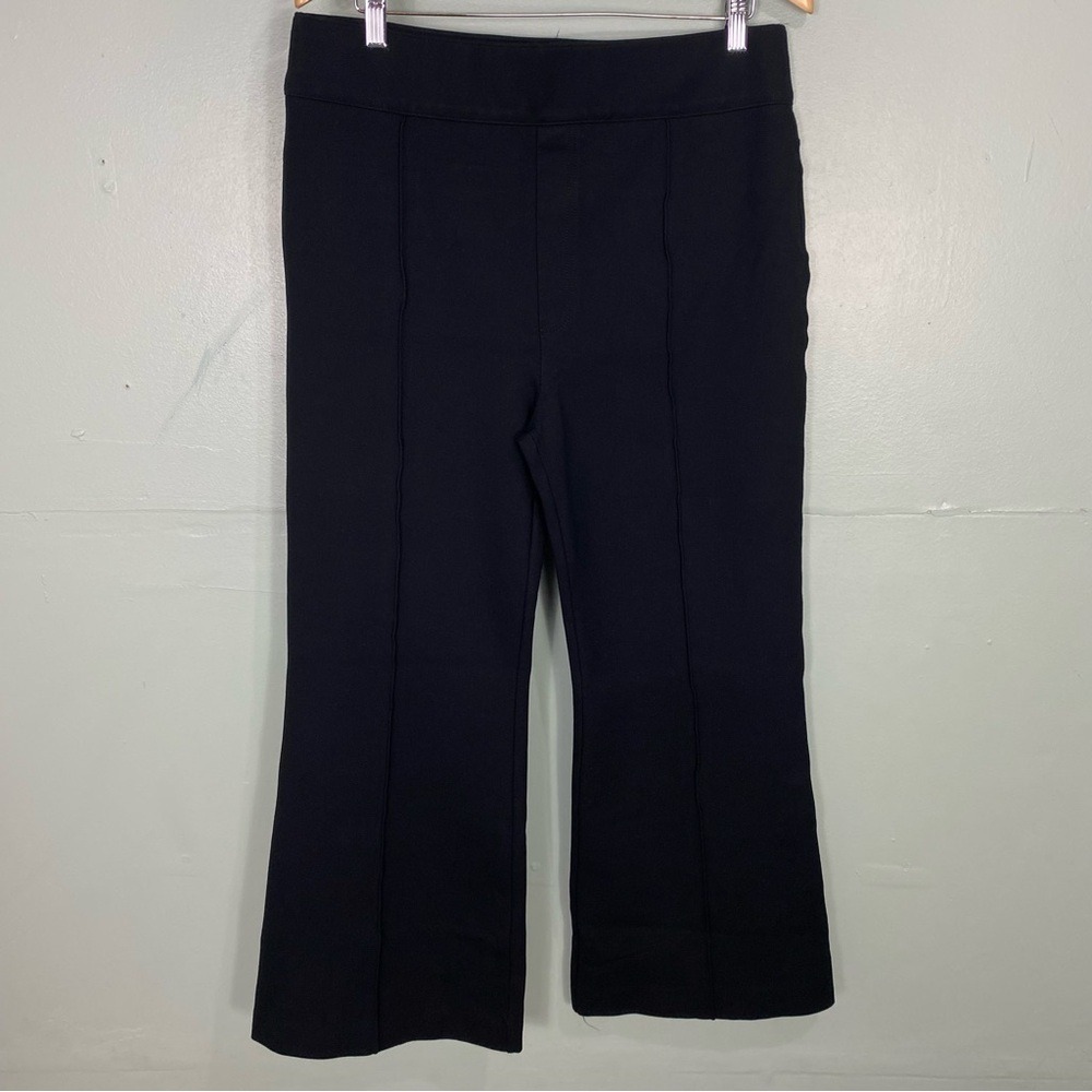 SPANX The Perfect Pant High Rise Flare Black 20252 Sz 1X Petite Plus